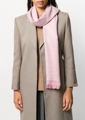 Ferragamo Gancini jacquard knitted scarf