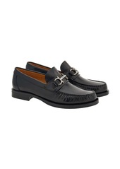 Ferragamo Gancini leather loafers