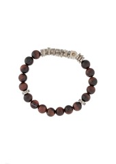 Ferragamo Gancini-logo bead bracelet