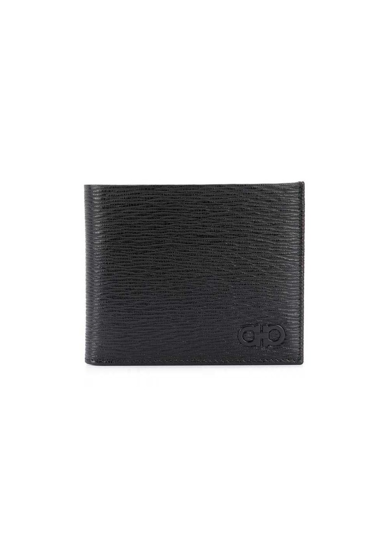 Ferragamo Gancini pebbled wallet