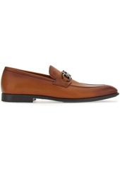 Ferragamo Gancini-plaque leather loafers