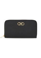 Ferragamo Gancini-plaque zip-up wallet