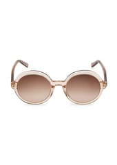 Ferragamo Gancini Round Gradient Sunglasses