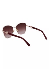 Ferragamo Gancini SF312SRL 60MM Cat-Eye Sunglasses