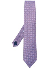 Ferragamo geometric print silk tie