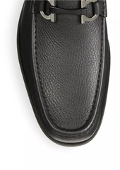 Ferragamo Grandioso Gancini Leather Loafers