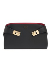 Ferragamo Hug Leather Clutch