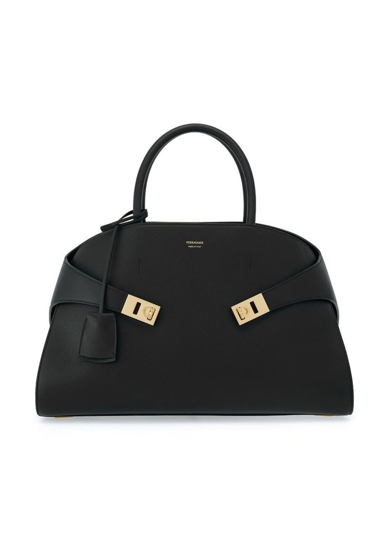 Ferragamo Hug leather tote bag