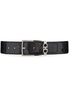 Ferragamo leather buckle belt