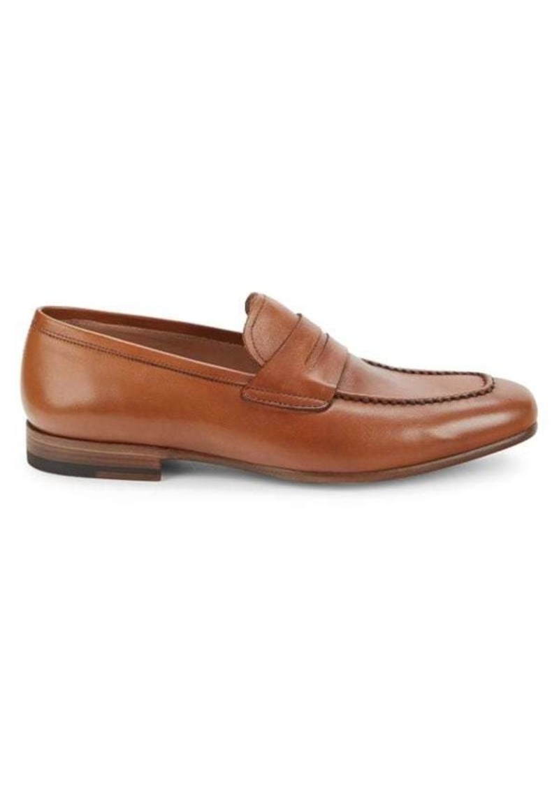 Ferragamo Leather Penny Loafers