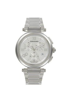 Ferragamo Legacy 40MM Stainless Steel Chronograph Bracelet Watch