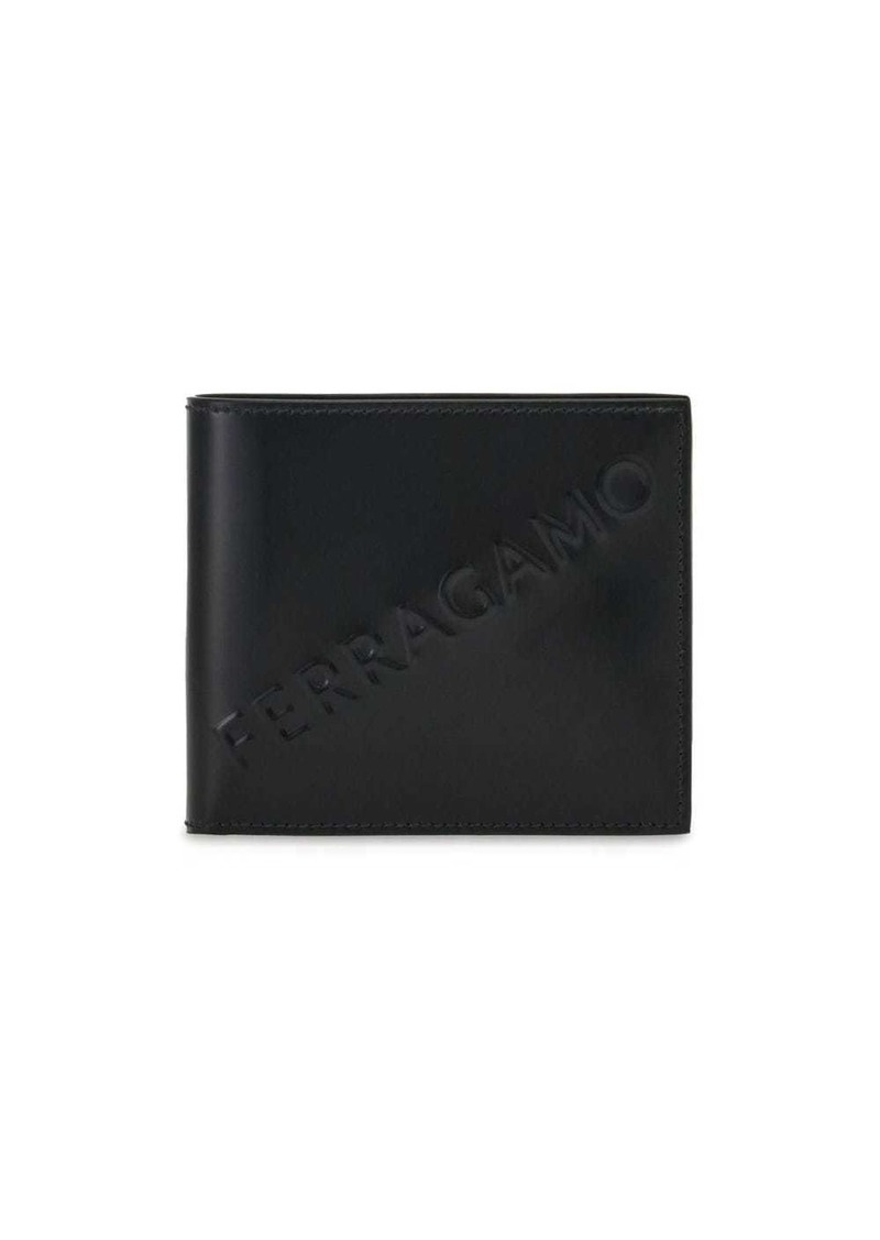 Ferragamo logo-embossed bi-fold wallet