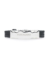 Ferragamo logo-engraved leather bracelet