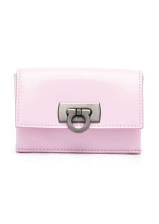 Ferragamo logo-fastening leather purse