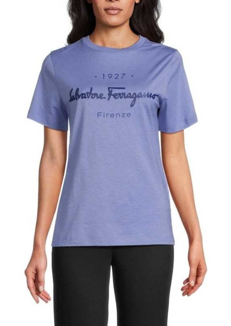 Ferragamo Logo Graphic Tee