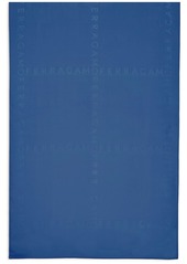 Ferragamo logo-jacquard silk scarf