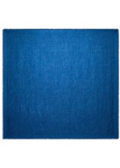 Ferragamo logo-print cotton-cashmere shawl