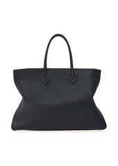 Ferragamo logo-stamp leather tote bag