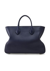 Ferragamo logo-stamp leather tote bag