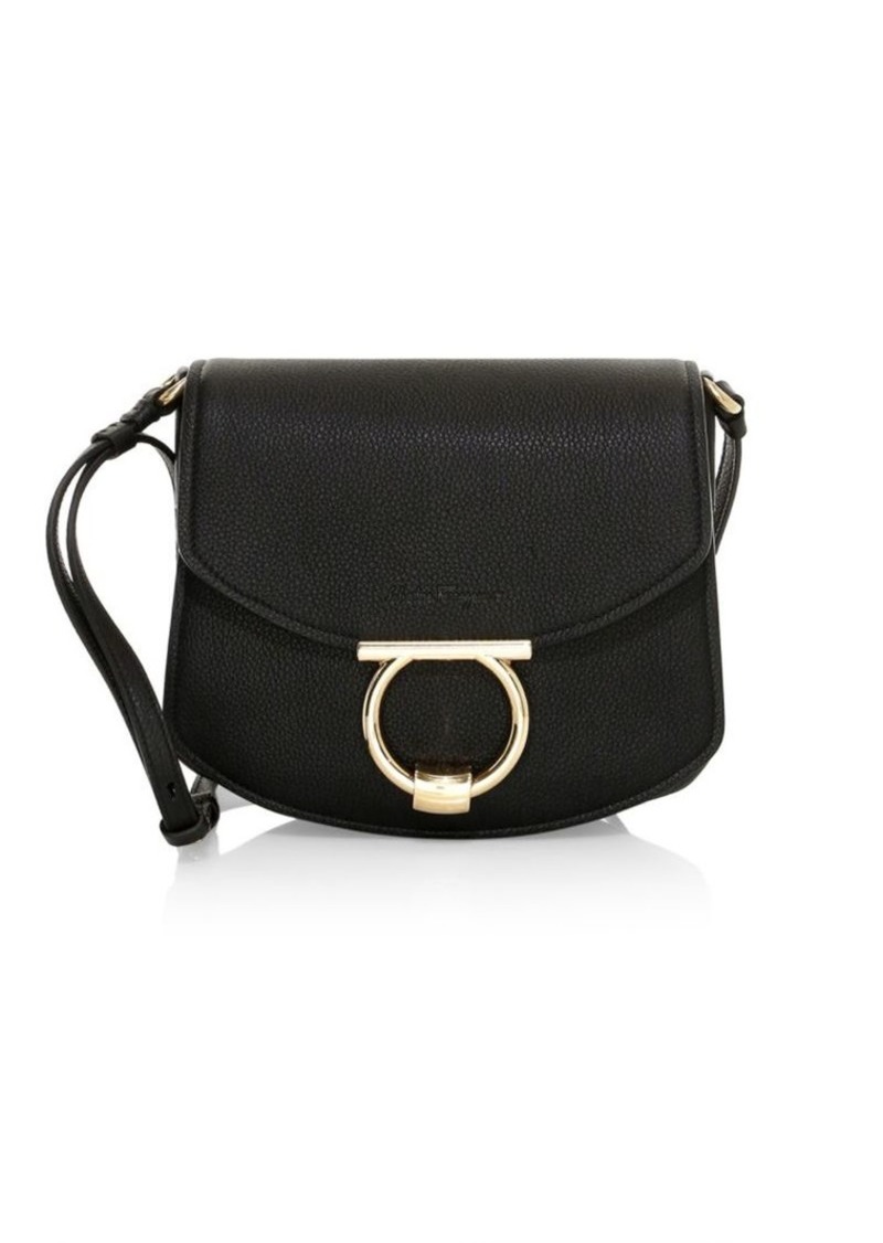 small leather saddle bag