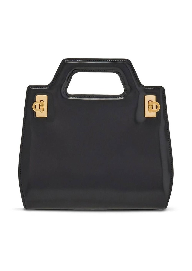 Ferragamo mini Wanda calf leather tote bag