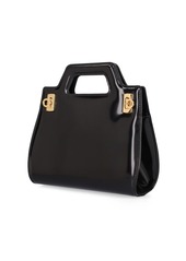 Ferragamo Mini Wanda Leather Top Handle Bag