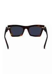 Ferragamo Prisma 52MM Rectangle Sunglasses