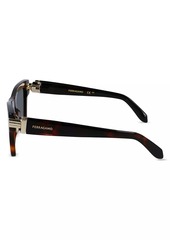 Ferragamo Prisma 52MM Rectangle Sunglasses