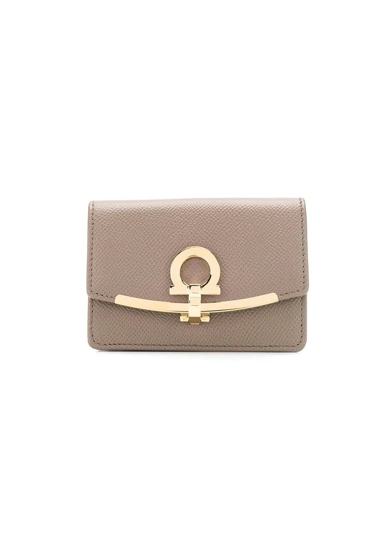 Ferragamo purse with metallic details