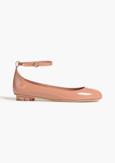 Ferragamo - Cefalu patent-leather ballet flats - Pink - US 5.5