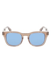 FERRAGAMO 49mm Small Rectangular Sunglasses