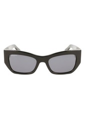 FERRAGAMO 54mm Modified Rectangular Sunglasses