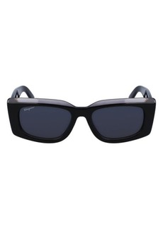 FERRAGAMO 54mm Rectangular Sunglasses