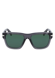 FERRAGAMO 56mm Rectangular Sunglasses
