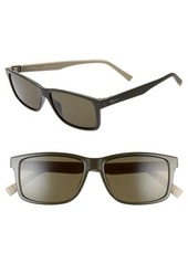 FERRAGAMO 57mm Square Sunglasses
