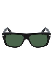 FERRAGAMO 58mm Rectangular Sunglasses