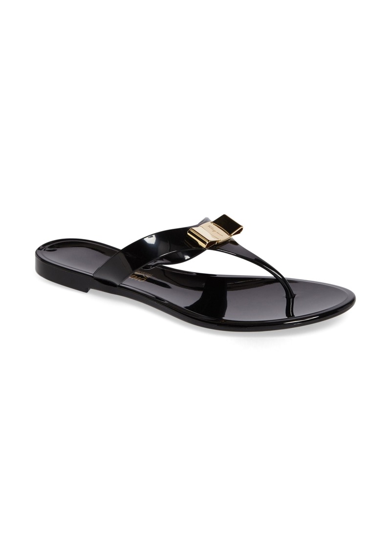 ferragamo jelly flip flops