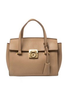 Salvatore Ferragamo Leather Mara Satchel