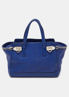 Salvatore Ferragamo Leather Zip Tote