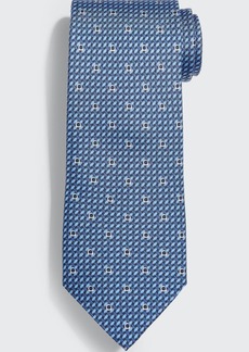 Ferragamo Men's Gancini Silk Tie