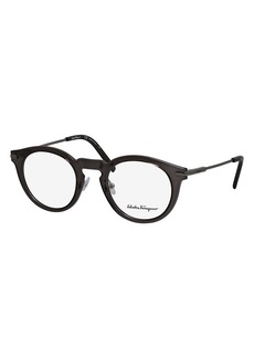 Salvatore Ferragamo SF 2906 033 48mm Mens Round Eyeglasses 48mm