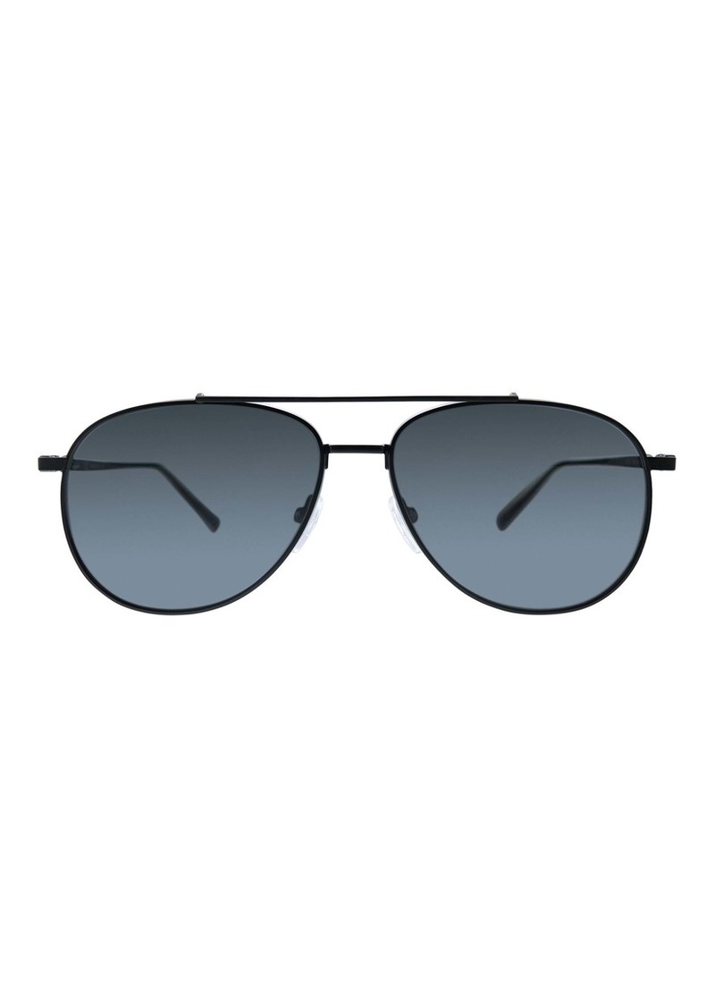 Salvatore Ferragamo SF201S 002 Aviator Sunglasses