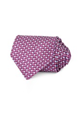 Salvatore Ferragamo Simba Silk Classic Necktie 