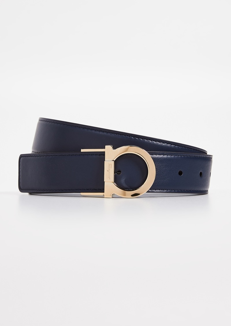 ferragamo belt single gancini