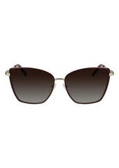 FERRAGAMO Vara 59mm Rectangular Sunglasses