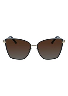 FERRAGAMO Vara 59mm Rectangular Sunglasses