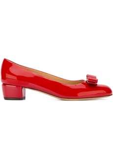 Ferragamo Vara bow-detail leather pumps