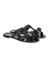 Ferragamo Women's Lylia Vara Bow T-strap Slide Sandals