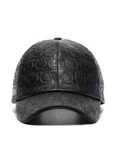 Ferragamo Gancini leather cap