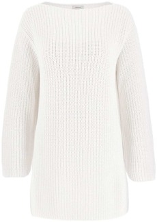 Ferragamo side-slit ribbed-knit jumper